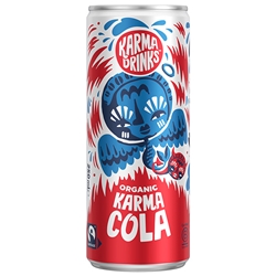 KARMA DRINKS - CANS - COLA - 24X250ML