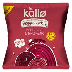 KALLO VEGGIE CAKE - BEETROOT & BALSAMIC - 12X22G