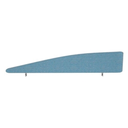 Impulse Plus Angle 450/1800 Desktop Screen Sky Blue Fabric Light Grey Edges
