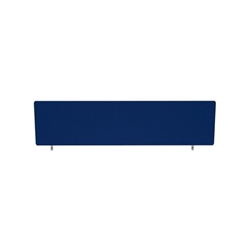 Impulse Plus Oblong 450/1400 Desktop Screen Powder Blue Fabric Light Grey Edges