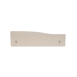 Impulse Plus Wave 300/1400 Backdrop Screen Rounded Corners Light Grey Fabric Light Grey Edges