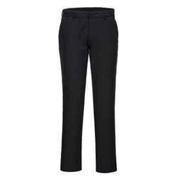 Portwest Stretch Slim Chino Trousers 36 Blk