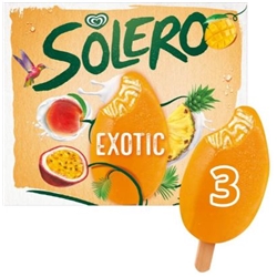 Solero Exotic Ice Cream Lollies 3 x 90m