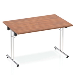 Impulse 1200 Folding Rectangular Table Walnut Ref I000699