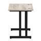Impulse 800 x 600mm Straight Desk Grey Oak Top Black Cantilever Leg