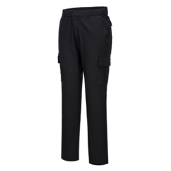 Portwest Stretch Slim Fit Combat Trousers 30 Blk