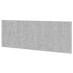 Impulse Plus Oblong 450/600 Desktop Screen Light Grey Fabric Light Grey Edges