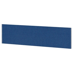 Impulse Plus Oblong 450/1500 Desktop Screen Powder Blue Fabric Light Grey Edges