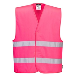 Portwest Iona Vest L/XL Pink (Pack of 10)