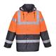 Portwest Hi Vis Contrast Winter Traffic Jacket XL Orange