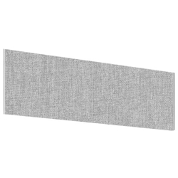 Impulse Plus Angle 450/600 Desktop Screen Light Grey Fabric Light Grey Edges