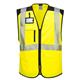 Portwest PW3 Hi Vis Executive Vest 4XL Yellow/Blk (Pack of 10)