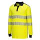 Portwest PW3 Flame Resistant Hi Vis Polo Shirt 3XL Yellow/Navy