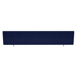 Impulse Plus Oblong 300/1800 Desktop Screen Rounded Corners Royal Blue Fabric Light Grey Edges
