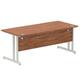 Impulse Cantilever 1800 Rectangle Desk Walnut