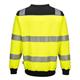 Portwest PW3 Hi Vis Sweatshirt XL Yellow/Blk