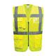 Portwest Madrid Hi Vis Half Mesh Executive Vest 2XL Yellow (Pack of 10)