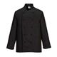 Portwest Somerset Chefs Jacket L/S 2XL Blk