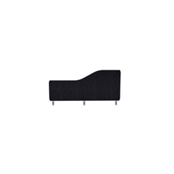 Impulse Plus Wave 400/800 Desktop Screen Rounded Corners Black Fabric Light Grey Edges