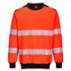 Portwest PW3 Hi Vis Sweatshirt 4XL Red/Blk