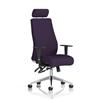 Onyx Posture Chair Purple Colour With Headrest With Arms Ref KCUP0440