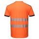 Portwest PW3 Hi Vis Cotton Comfort T-Shirt S/S S Orange/Navy