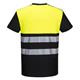 Portwest PW3 Hi Vis Cotton Comfort Class 1 T-Shirt S/S 3XL Blk/Yellow