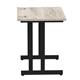 Impulse 800 x 600mm Straight Desk Grey Oak Top Black Cantilever Leg