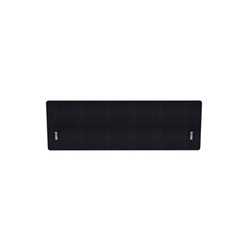 Impulse Plus Oblong 400/1200 Backdrop Screen Rounded Corners Black Fabric Light Grey Edges
