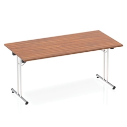 Impulse Folding Rectangular Table 1600 Walnut