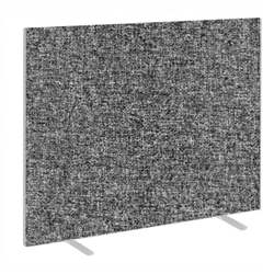 Impulse Plus Oblong 1500/1600 Floor Free Standing Screen Lead Fabric Light Grey Edges