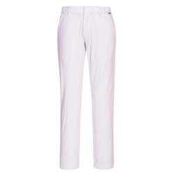 Portwest Stretch Slim Chino Trousers 38 White