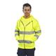Portwest Hi Vis Zipped Hoodie S Yellow