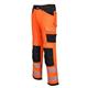 Portwest PW3 Hi Vis Lightweight Stretch Work Trousers 36 Orange/Blk