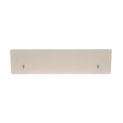 Impulse Plus Oblong 400/1600 Backdrop Screen Rounded Corners Light Grey Fabric Light Grey Edges