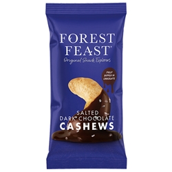 FOREST FEAST - DARK CHOCOLATE CASHEWS - 12X40G