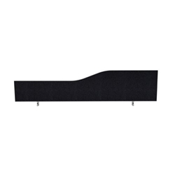 Impulse Plus Wave 450/1600 Desktop Screen Black Fabric Light Grey Edges