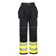 Portwest PW3 Hi Vis Class 1 Holster Pocket Trousers 34 Yellow/Blk