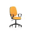 Eclipse I Lever Task Operator Chair Sunset Colour With Loop Arms Ref KCUP0808