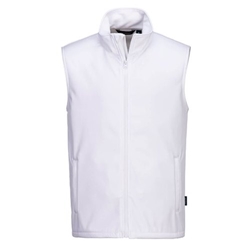 Portwest Print and Promo Softshell Gilet 2L S White