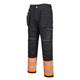 Portwest PW3 Hi Vis Class 1 Holster Pocket Trousers 38 Orange/Blk