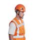 Portwest Madrid Hi Vis Half Mesh Executive Vest XL Yellow (Pack of 10)