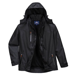 Portwest Outcoach Rain Jacket M Blk