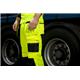 Portwest PW3 Hi Vis Holster Pocket Work Trousers 30 Yellow/Blk Short