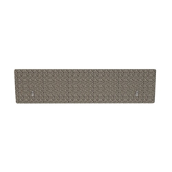 Impulse Plus Oblong 400/1600 Backdrop Screen Rounded Corners Lead Fabric Light Grey Edges