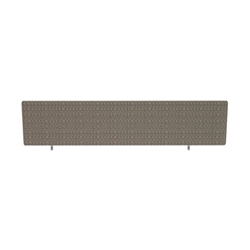 Impulse Plus Oblong 300/1600 Desktop Screen Rounded Corners Lead Fabric Light Grey Edges
