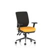 Chiro Task Operator Chair Medium Back Sunset Colour Seat With Arms Ref KCUP0125