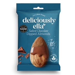 DELICIOUSLY ELLA - DIPPED ALMONDS - SALTED CHOCOLATE - 12X27G