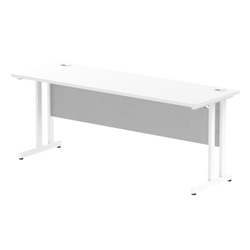 Impulse 1800/600 Rectangle White Cantilever Leg Desk White