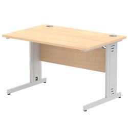 Impulse Cable Managed 1200 Rectangle Desk Maple